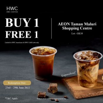 HWC-Coffee-Buy-1-Free-1-Opening-Promo-350x350 - Beverages Food , Restaurant & Pub Johor Kedah Kelantan Kuala Lumpur Melaka Negeri Sembilan Pahang Penang Perak Perlis Promotions & Freebies Putrajaya Sabah Sarawak Selangor Terengganu 