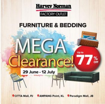 Harvey-Norman-Furniture-Bedding-Mega-Clearance-Sale-350x348 - Beddings Electronics & Computers Furniture Home & Garden & Tools Home Appliances Home Decor Johor Kitchen Appliances Kuala Lumpur Selangor Warehouse Sale & Clearance in Malaysia 