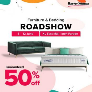 Harvey-Norman-Furniture-Bedding-Roadshow-Promotion-at-KL-East-Mall-Ipoh-Parade-350x350 - Beddings Furniture Home & Garden & Tools Kuala Lumpur Perak Promotions & Freebies Selangor 