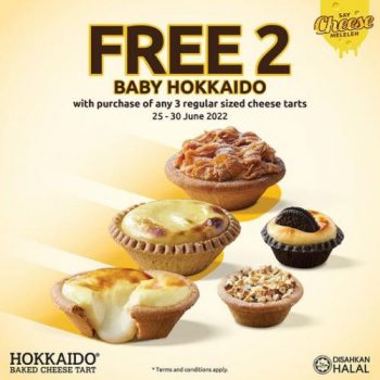 Hokkaido-Baked-Cheese-Tart-Buy-3-Free-2-Promotion-350x350 - Beverages Food , Restaurant & Pub Johor Kedah Kelantan Kuala Lumpur Melaka Negeri Sembilan Pahang Penang Perak Perlis Promotions & Freebies Putrajaya Sabah Sarawak Selangor Terengganu 