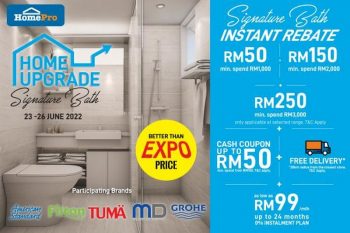 HomePro-Bathroom-Appliances-Promotion-350x233 - Home & Garden & Tools Johor Kedah Kelantan Kuala Lumpur Melaka Negeri Sembilan Pahang Penang Perak Perlis Promotions & Freebies Putrajaya Sabah Sanitary & Bathroom Sarawak Selangor Terengganu 