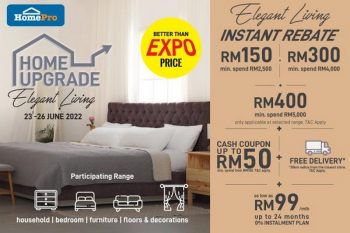 HomePro-Home-Upgrade-Promotion-350x233 - Beddings Furniture Home & Garden & Tools Home Decor Johor Kedah Kelantan Kuala Lumpur Melaka Negeri Sembilan Pahang Penang Perak Perlis Promotions & Freebies Putrajaya Sabah Sarawak Selangor Terengganu 