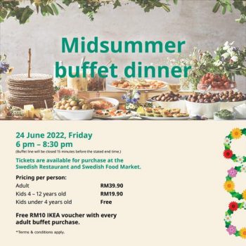 IKEA-Midsummer-Buffet-Dinner-Promotion-350x350 - Beverages Food , Restaurant & Pub Johor Kedah Kelantan Kuala Lumpur Melaka Negeri Sembilan Pahang Penang Perak Perlis Promotions & Freebies Putrajaya Sabah Sarawak Selangor Terengganu 