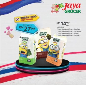 Jaya-Grocer-Korea-Food-Fair-Promotion-1-350x349 - Johor Kedah Kelantan Kuala Lumpur Melaka Negeri Sembilan Pahang Penang Perak Perlis Promotions & Freebies Putrajaya Sabah Sarawak Selangor Supermarket & Hypermarket Terengganu 