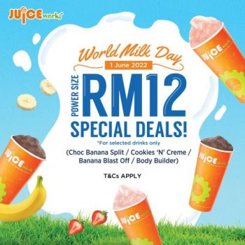 Juice-Works-World-Milk-Day-Promotion-350x350 - Beverages Food , Restaurant & Pub Johor Kedah Kelantan Kuala Lumpur Melaka Negeri Sembilan Pahang Penang Perak Perlis Promotions & Freebies Putrajaya Sabah Sarawak Selangor Terengganu 