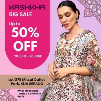 Kashkha-Big-Sale-at-Mitsui-Outlet-Park-350x350 - Apparels Fashion Accessories Fashion Lifestyle & Department Store Malaysia Sales Selangor 