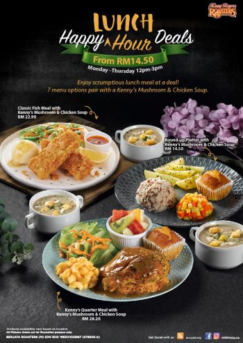 Kenny-Rogers-ROASTERS-Happy-Lunch-Hour-Deals-Promotion-350x494 - Beverages Food , Restaurant & Pub Johor Kedah Kelantan Kuala Lumpur Melaka Negeri Sembilan Pahang Penang Perak Perlis Promotions & Freebies Putrajaya Sabah Sarawak Selangor Terengganu 