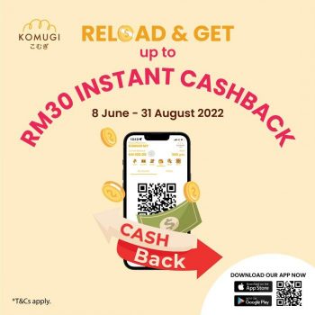 Komugi-App-Cashback-Promotion-350x350 - Beverages Food , Restaurant & Pub Johor Kedah Kelantan Kuala Lumpur Melaka Negeri Sembilan Online Store Pahang Penang Perak Perlis Promotions & Freebies Putrajaya Sabah Sarawak Selangor Terengganu 