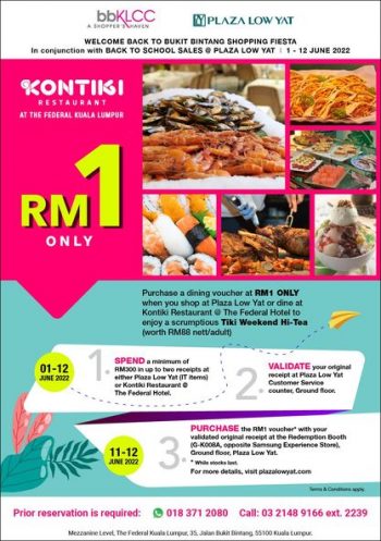 Kontiki-Restaurant-Back-to-School-Sales-350x497 - Beverages Food , Restaurant & Pub Kuala Lumpur Malaysia Sales Selangor 