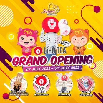 Liho-Opening-Promotion-at-Sutera-Mall-350x349 - Beverages Food , Restaurant & Pub Johor Promotions & Freebies 