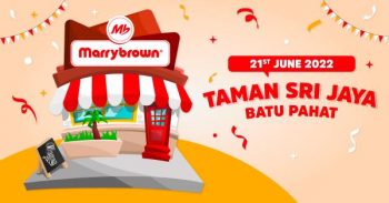 Marrybrown-Opening-Promotion-at-Taman-Sri-Jaya-Batu-Pahat-350x183 - Beverages Food , Restaurant & Pub Johor Promotions & Freebies 