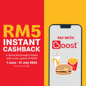 McDonalds-Boost-Cashback-Promotion-350x350 - Beverages eWallet & Digital Currency Fast Food Food , Restaurant & Pub Johor Kedah Kelantan Kuala Lumpur Melaka Negeri Sembilan Pahang Penang Perak Perlis Promotions & Freebies Putrajaya Sabah Sarawak Selangor Terengganu 