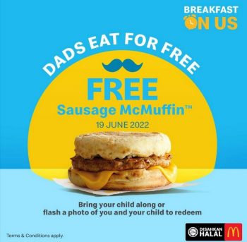 McDonalds-Dad-Eat-for-FREE-Burger-Sausage-McMuffin-Giveaways-Freebies-Promotion-in-Malaysia-350x343 - Beverages Fast Food Food , Restaurant & Pub Johor Kedah Kelantan Kuala Lumpur Melaka Negeri Sembilan Pahang Penang Perak Perlis Promotions & Freebies Putrajaya Sabah Sarawak Selangor Terengganu 