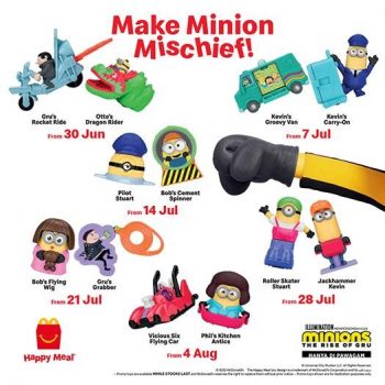 McDonalds-Happy-Meal-Free-Minions-Toys-Promotion-350x350 - Baby & Kids & Toys Beverages Food , Restaurant & Pub Johor Kedah Kelantan Kuala Lumpur Melaka Negeri Sembilan Pahang Penang Perak Perlis Promotions & Freebies Putrajaya Sabah Sarawak Selangor Terengganu Toys 