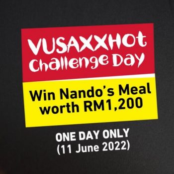 Nandos-VUSA-XX-Hot-Challenge-Day-Win-Nandos-Meal-350x349 - Beverages Events & Fairs Food , Restaurant & Pub Johor Kedah Kelantan Kuala Lumpur Melaka Negeri Sembilan Pahang Penang Perak Perlis Putrajaya Sabah Sarawak Selangor Terengganu 