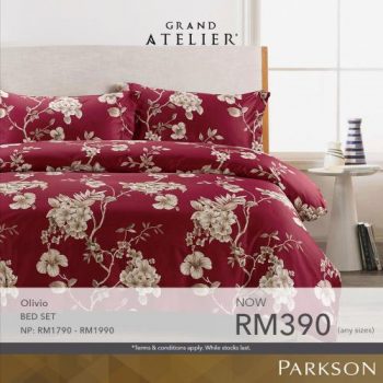 Parkson-Bedding-Bath-Fair-Promotion-2-350x350 - Beddings Home & Garden & Tools Kuala Lumpur Mattress Promotions & Freebies Selangor 