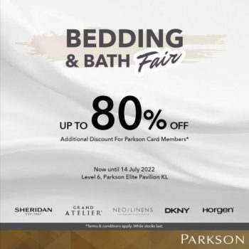 Parkson-Bedding-Bath-Fair-Promotion-350x350 - Beddings Home & Garden & Tools Kuala Lumpur Mattress Promotions & Freebies Selangor 