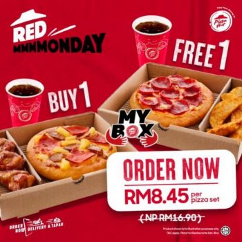 Pizza-Hut-Red-Monday-Promotion-350x350 - Beverages Food , Restaurant & Pub Johor Kedah Kelantan Kuala Lumpur Melaka Negeri Sembilan Online Store Pahang Penang Perak Perlis Pizza Promotions & Freebies Putrajaya Sabah Sarawak Selangor Terengganu 