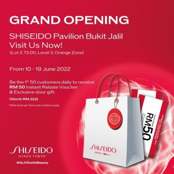 SHISEIDO-Grand-Opening-at-Pavilion-Bukit-Jalil-350x350 - Beauty & Health Kuala Lumpur Personal Care Promotions & Freebies Selangor Skincare 