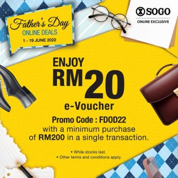 SOGO-Fathers-Day-Online-Deal-1-350x350 - Johor Kuala Lumpur Online Store Others Promotions & Freebies Selangor 