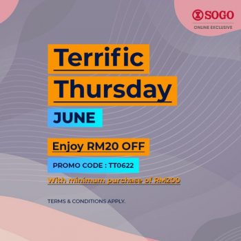 SOGO-Terrific-Thursday-Deal-350x350 - Johor Kedah Kelantan Kuala Lumpur Melaka Negeri Sembilan Online Store Others Pahang Penang Perak Perlis Promotions & Freebies Putrajaya Sabah Sarawak Selangor Terengganu 