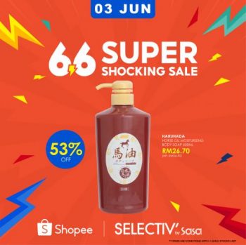 SaSa-Shopee-6.6-Super-Shocking-Sale-5-350x349 - Beauty & Health Cosmetics Johor Kedah Kelantan Kuala Lumpur Malaysia Sales Melaka Negeri Sembilan Pahang Penang Perak Perlis Personal Care Putrajaya Sabah Sarawak Selangor Terengganu 