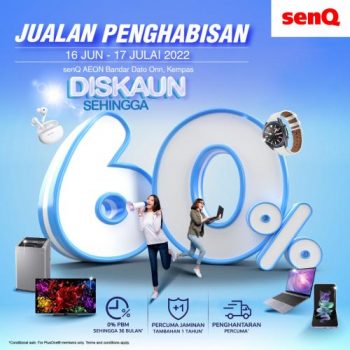 SenQ-Stock-Clearance-Sale-at-AEON-Bandar-Dato-Onn-350x350 - Electronics & Computers Home Appliances Johor Kitchen Appliances Warehouse Sale & Clearance in Malaysia 