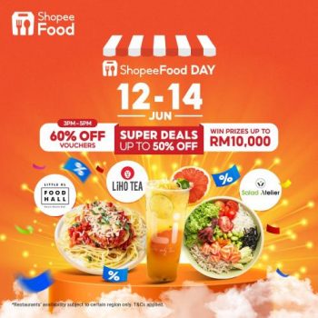 ShopeeFood-Day-Promotion-350x350 - Beverages Food , Restaurant & Pub Johor Kedah Kelantan Kuala Lumpur Melaka Negeri Sembilan Online Store Pahang Penang Perak Perlis Promotions & Freebies Putrajaya Sabah Sarawak Selangor Terengganu 