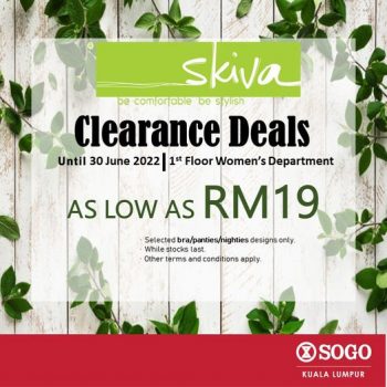 Skiva-Clearance-Deals-at-SOGO-350x350 - Fashion Accessories Fashion Lifestyle & Department Store Kuala Lumpur Lingerie Selangor Underwear Warehouse Sale & Clearance in Malaysia 