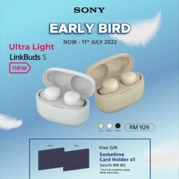 Sony-Early-Bird-Promo-350x350 - Audio System & Visual System Electronics & Computers IT Gadgets Accessories Johor Kedah Kelantan Kuala Lumpur Melaka Negeri Sembilan Online Store Pahang Penang Perak Perlis Promotions & Freebies Putrajaya Sabah Sarawak Selangor Terengganu 