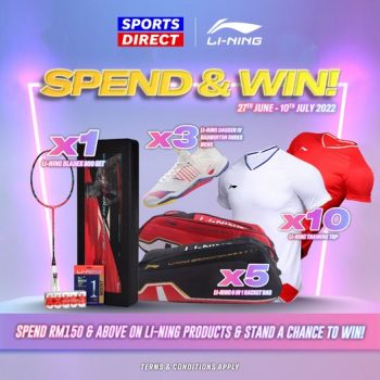 Sports-Direct-Li-Ning-Spend-and-Win-Contest-350x350 - Apparels Events & Fairs Fashion Accessories Fashion Lifestyle & Department Store Footwear Johor Kedah Kelantan Kuala Lumpur Melaka Negeri Sembilan Pahang Penang Perak Perlis Putrajaya Sabah Sarawak Selangor Terengganu 