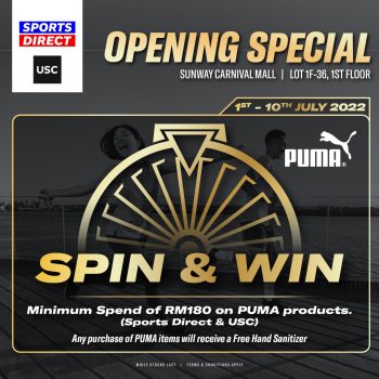 Sports-Direct-Opening-Deal-at-USC-Sunway-Carnival-Mall-24-350x350 - Apparels Fashion Accessories Fashion Lifestyle & Department Store Footwear Penang Promotions & Freebies Sportswear 