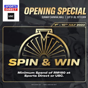 Sports-Direct-Opening-Deal-at-USC-Sunway-Carnival-Mall-27-350x350 - Apparels Fashion Accessories Fashion Lifestyle & Department Store Footwear Penang Promotions & Freebies Sportswear 