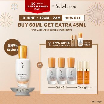 Sulwhasoo-Lazada-Super-Brand-Day-Promotion-350x350 - Beauty & Health Johor Kedah Kelantan Kuala Lumpur Melaka Negeri Sembilan Online Store Pahang Penang Perak Perlis Personal Care Promotions & Freebies Putrajaya Sabah Sarawak Selangor Skincare Terengganu 