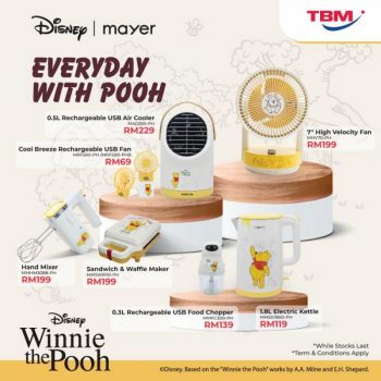 TBM-Disney-X-Mayer-Everyday-with-Pooh-Collection-Promotion-350x350 - Computer Accessories Electronics & Computers Home Appliances Johor Kedah Kelantan Kitchen Appliances Kuala Lumpur Melaka Nationwide Negeri Sembilan Online Store Pahang Penang Perak Perlis Promotions & Freebies Putrajaya Sabah Sarawak Selangor Terengganu 