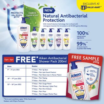 TF-Value-Mart-Free-New-Aiken-Naturally-Antibacterial-Shower-Giveaway-350x350 - Johor Kedah Kelantan Kuala Lumpur Melaka Negeri Sembilan Pahang Penang Perak Perlis Promotions & Freebies Putrajaya Sabah Sarawak Selangor Supermarket & Hypermarket Terengganu 