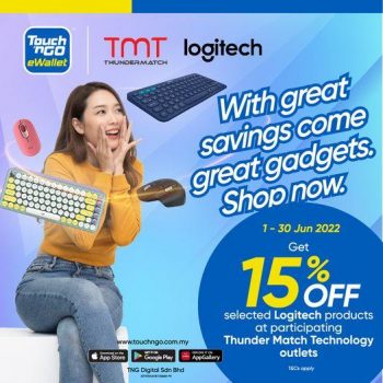 TMT-Logitech-15-OFF-Promotion-with-Touch-n-Go-350x350 - Electronics & Computers IT Gadgets Accessories Johor Kedah Kelantan Kuala Lumpur Laptop Melaka Negeri Sembilan Pahang Penang Perak Perlis Promotions & Freebies Putrajaya Sabah Sarawak Selangor Terengganu 