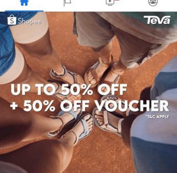 Teva-Shopee-Promotion-350x342 - Apparels Fashion Accessories Fashion Lifestyle & Department Store Johor Kedah Kelantan Kuala Lumpur Melaka Negeri Sembilan Online Store Pahang Penang Perak Perlis Promotions & Freebies Putrajaya Sabah Sarawak Selangor Terengganu 