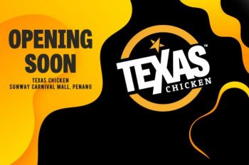 Texas-Chicken-Opening-Promotion-at-Sunway-Carnival-Mall-350x232 - Beverages Food , Restaurant & Pub Penang Promotions & Freebies 