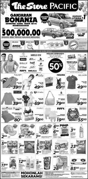 The-Store-and-Pacific-Hypermarket-Weekend-Promotion-307x625 - Johor Kedah Kelantan Kuala Lumpur Melaka Negeri Sembilan Pahang Penang Perak Perlis Promotions & Freebies Putrajaya Sabah Sarawak Selangor Supermarket & Hypermarket Terengganu 