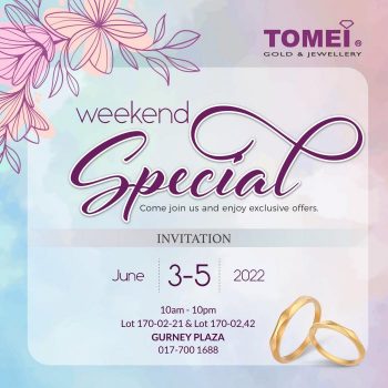 Tomei-Weekend-Special-Promotion-at-Gurney-Plaza-350x350 - Gifts , Souvenir & Jewellery Jewels Penang Promotions & Freebies 
