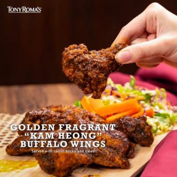 Tony-Romas-Golden-Fragrant-Kam-Heong-Buffalo-Wings-Deal-350x350 - Beverages Food , Restaurant & Pub Johor Kedah Kelantan Kuala Lumpur Melaka Negeri Sembilan Pahang Penang Perak Perlis Promotions & Freebies Putrajaya Sabah Sarawak Selangor Terengganu 