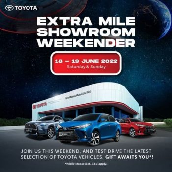Toyota-Extra-Mile-Showroom-Weekender-Deal-350x350 - Automotive Johor Kedah Kelantan Kuala Lumpur Melaka Negeri Sembilan Pahang Penang Perak Perlis Promotions & Freebies Putrajaya Sabah Sarawak Selangor Terengganu 