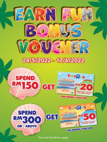 Toys-R-Us-Fun-Bonus-Voucher-Promo-350x466 - Baby & Kids & Parenting Johor Kedah Kelantan Kuala Lumpur Melaka Negeri Sembilan Online Store Pahang Penang Perak Perlis Promotions & Freebies Putrajaya Sabah Sarawak Selangor Terengganu Toys 