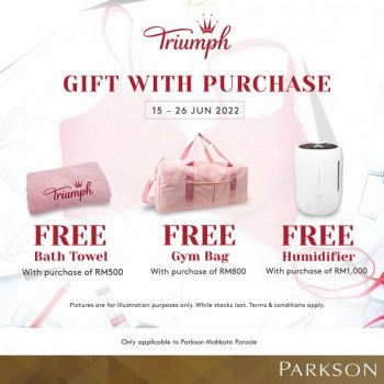 Triumph-Sale-at-Parkson-Mahkota-Parade-2-350x350 - Fashion Accessories Fashion Lifestyle & Department Store Lingerie Malaysia Sales Melaka Underwear 