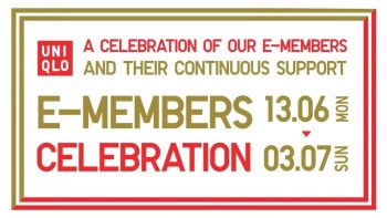 Uniqlo-E-Members-Celebration-Promotion-350x197 - Apparels Fashion Accessories Fashion Lifestyle & Department Store Johor Kedah Kelantan Kuala Lumpur Melaka Negeri Sembilan Online Store Pahang Penang Perak Perlis Promotions & Freebies Putrajaya Sabah Sarawak Selangor Terengganu 