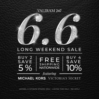 Valiram-247-6.6-Long-Weekend-Sale-350x350 - Bags Fashion Accessories Fashion Lifestyle & Department Store Johor Kedah Kelantan Kuala Lumpur Malaysia Sales Melaka Negeri Sembilan Pahang Penang Perak Perlis Putrajaya Sabah Sarawak Selangor Terengganu 