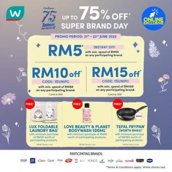 Watsons-Online-Unilever-Super-Brand-Day-Sale-350x350 - Beauty & Health Cosmetics Fragrances Hair Care Health Supplements Johor Kedah Kelantan Kuala Lumpur Malaysia Sales Melaka Negeri Sembilan Online Store Pahang Penang Perak Perlis Personal Care Putrajaya Sabah Sarawak Selangor Skincare Terengganu 