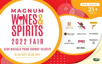 Wine-Spirits-Fair-@-AEON-MaxValu-Prime-Sunway-Velocity-350x219 - Beverages Events & Fairs Food , Restaurant & Pub Kuala Lumpur Selangor Wines 