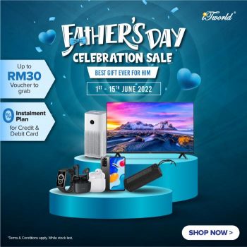 iTworld-Fathers-Day-Celebration-Sale-350x350 - Computer Accessories Electronics & Computers IT Gadgets Accessories Johor Kedah Kelantan Kuala Lumpur Laptop Malaysia Sales Melaka Mobile Phone Negeri Sembilan Online Store Pahang Penang Perak Perlis Putrajaya Sabah Sarawak Selangor Tablets Terengganu 